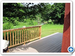 Little Barn Cabin - Deck View